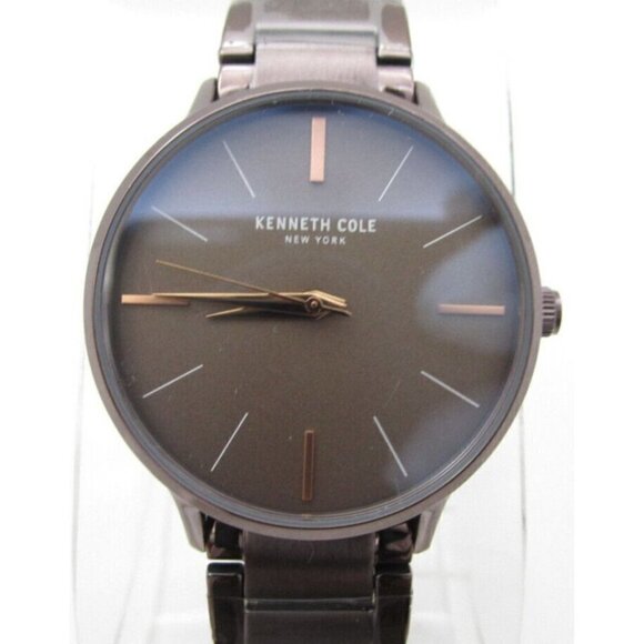 Women Kenneth Cole New York Quartz WR Analog 35mm Dial Causal Round Watch (G292) - Picture 1 of 11